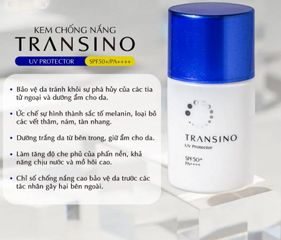 Kem Chống Nắng Transino Whitening Day Protector SPF50 - Chống Nắng, Dưỡng Trắng Da, 30ml, Thích Hợp Cho Mọi Loại Da