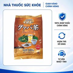 Trà Lá Ổi Orihiro Guava Nhật Bản - Hỗ Trợ Giảm Cân Từ Thiên Nhiên, Cải Thiện Tiêu Hóa, Duy Trì Vóc Dáng Thon Gọn - Hộp 60 Gói