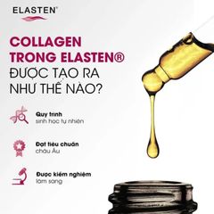 [Hàng nhập khẩu] Collagen Elasten Dạng Nước Chính Hãng Đức - Hỗ Trợ Trẻ Hóa, Tái Tạo Da, 28 Ống, Giúp Làn Da Căng Bóng, Tươi Trẻ
