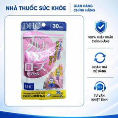 Viên Uống DHC Tinh Dầu Hoa Hồng Khử Mùi Cơ Thể - Hỗ Trợ Tạo Mùi Hương Tự Nhiên, 40 Viên, Tăng Cường Vitamin E