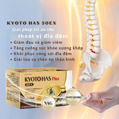 (Hàng nhập khẩu) Viên Uống Hỗ Trợ Xương Khớp Kyoto Has 50EX Plus 30 Viên - Hỗ Trợ Giảm Đau Khớp, Tăng Cường Sụn Khớp