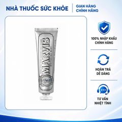 Kem Đánh Răng Marvis 85ml Chính Hãng - Hương Bạc Hà Tươi Mát, Làm Trắng Răng, Bảo Vệ Sức Khỏe Răng Miệng, Hơi Thở Thơm Mát