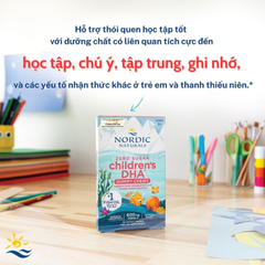 (Hàng Nhập Khẩu) Kẹo Dẻo DHA Nordic Naturals Cho Bé 30 Viên - Hỗ Trợ Não Bộ, Thị Lực Và Miễn Dịch Cho Trẻ
