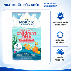 (Hàng Nhập Khẩu) Kẹo Dẻo DHA Nordic Naturals Cho Bé 30 Viên - Hỗ Trợ Não Bộ, Thị Lực Và Miễn Dịch Cho Trẻ