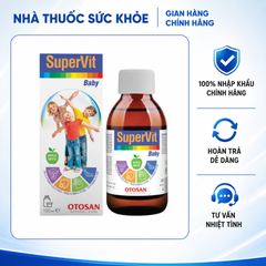 (Hàng nhập khẩu) Siro Vitamin Tổng Hợp Cho Bé SuperVit Baby 150ml - Bổ Sung 21 Vitamin, Khoáng Chất Cho Bé Phát Triển Toàn Diện