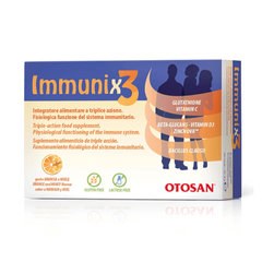 (Hàng Nhập Khẩu) Viên Nhai Otosan Immunix 3 20 Viên - Hỗ Trợ Đề Kháng Cho Trẻ Em & Người Lớn, Hương Cam Mật Ong Dễ Dùng