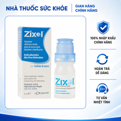 (Hàng nhập khẩu) Nước Mắt Nhân Tạo ZIXOL Lọ 20ml - Hỗ Trợ Giảm Khô Mỏi Mắt, Dưỡng Ẩm Mắt, Bảo Vệ Giác Mạc