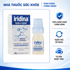 (Hàng nhập khẩu) Nước Mắt Nhân Tạo IRIDINA Hydra-Repair Lọ 10ml - Hỗ Trợ Dưỡng Ẩm, Phục Hồi Và Làm Dịu Mắt Khô, Kích Ứng