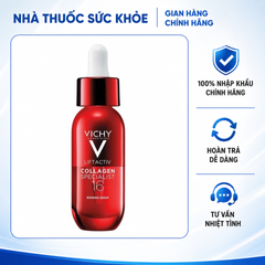 (Hàng nhập khẩu) Tinh Chất Vichy Liftactiv Collagen Specialist 16 Bonding Serum 30ml - Hỗ Trợ Trẻ Hóa, Săn Chắc Da, Giảm Nếp Nhăn