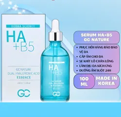 (Hàng nhập khẩu) Tinh Chất GC Nature Dual Hyaluronic Acid Essence HA+B5 100ml - Cấp Ẩm Chuyên Sâu, Phục Hồi Da Căng Bóng