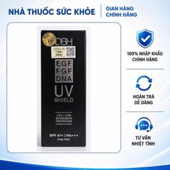 (Hàng nhập khẩu) Kem Chống Nắng DBH UV Shield EGF FGF DNA SPF47 - Bảo Vệ Da Khỏi Tia UVA/UVB, Cấp Ẩm, Dưỡng Da Khỏe Mạnh, 60ml