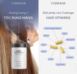 Viên uống hỗ trợ mọc và dưỡng tóc Codeage Vitamins Hair - Bổ sung Biotin, Keratin, Collagen cho mái tóc dày và khỏe mạnh