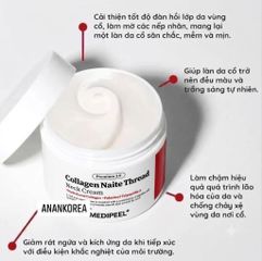 Kem Dưỡng Da Vùng Cổ Medi-Peel Collagen Naite Thread Neck Cream 100ml - Tăng Đàn Hồi, Giảm Nếp Nhăn, Phục Hồi Da Cổ Khỏe Mạnh