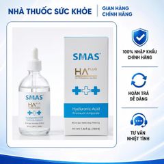 Serum Smas HA Plus 100ml - Dưỡng ẩm sâu và làm sáng da với Hyaluronic Acid - Chăm sóc da mịn màng, căng bóng từ thương hiệu Hàn Quốc