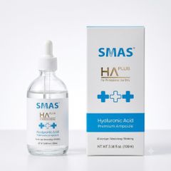 Serum Smas HA Plus 100ml - Dưỡng ẩm sâu và làm sáng da với Hyaluronic Acid - Chăm sóc da mịn màng, căng bóng từ thương hiệu Hàn Quốc