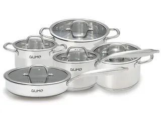 (Hàng nhập khẩu) Bộ Nồi Chảo Inox đáy 5 Lớp GMPPS-2201 Gume Korea Hàn Quốc