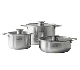 (Hàng nhập khẩu) Bộ Nồi Lẩu Đa Năng Inox 18/10 Liền Khối Gume GM - N3326