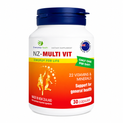 (Hàng nhập khẩu) Viên uống NZ – Multi Vit bổ sung Vitamin và khoáng chất cho cơ thể hộp 30 viên