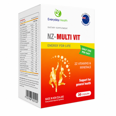 (Hàng nhập khẩu) Viên uống NZ – Multi Vit bổ sung Vitamin và khoáng chất cho cơ thể hộp 30 viên