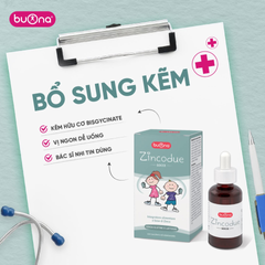 (Hàng nhập khẩu) Kẽm Nhỏ Giọt Buona Zincodue Cho Bé 30ML- Hỗ Trợ Tăng Cường Đề Kháng, Ăn Ngon, Phát Triển Khỏe Mạnh