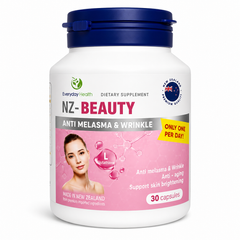 (Hàng nhập khẩu) Viên uống NZ-Beauty hỗ trợ trẻ hóa, cải thiện nám và nếp nhăn - Hộp 30 viên