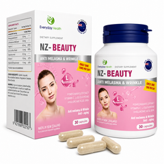 (Hàng nhập khẩu) Viên uống NZ-Beauty hỗ trợ trẻ hóa, cải thiện nám và nếp nhăn - Hộp 30 viên