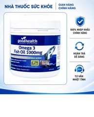 (Hàng nhập khẩu) Viên Uống Dầu Cá Goodhealth Omega 3 Fish Oil 1000mg - Hộp 150 viên