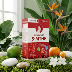 (Hàng nhập khẩu) Viên Uống Bổ Máu Hemofast 5-MTHF 30 Viên - Hỗ Trợ Bổ Sung Sắt, Acid Folic, Tăng Cường Sức Khỏe Cho Mẹ Bầu