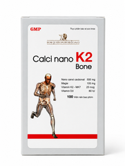 Viên uống bổ sung canxi Mediphar USA Calci Nano K2