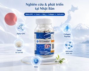 (Hàng Chính Hãng- Đủ VAT ) Viên uống GH Creation EX+ tăng chiều cao chính hãng Nhật Bản - Hỗ trợ phát triển chiều cao cho đối tượng từ 4-30 tuổi
