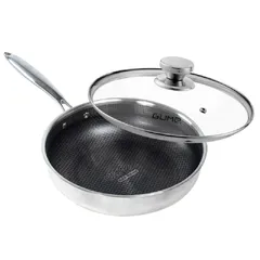 (Hàng nhập khẩu) Chảo inox chống dính Blackcube Gume GM1328N size 28cm