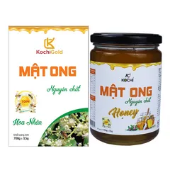 (Hàng chính hãng) Mật ong nguyên chất hoa nhãn Kochi 700g – Vị ngọt tự nhiên
