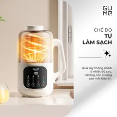 (Hàng nhập khẩu) Máy Làm Sữa Hạt Mini Gume Ultra Pro MSB03 1.2L - Đa Năng Xay Nấu Sánh Mịn Không Bã, Tự Động Vệ Sinh