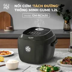 (Hàng nhập khẩu) Nồi cơm điện tách đường Gume GM-RC1430 1.2L lòng nồi inox