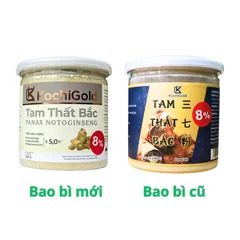 (Hàng chính hãng) Tam Thất Bắc Nguyên Chất KochiGold dạng bột hàm lượng 8% - Hộp 200g