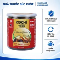(Hàng chính hãng) Tỏi đen Kochi cô đơn xuất khẩu 250g lên men tự nhiên