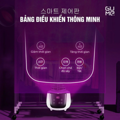 (Hàng nhập khẩu) Tủ sấy quần áo GUME GM-8222 công suất 2000W có điều khiển từ xa