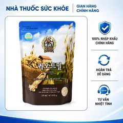 (Hàng nhập khẩu) Yến mạch Hàn Quốc ăn liền tự nhiên 500g