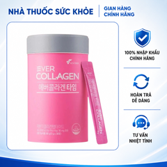 (Hàng nhập khẩu) Bột Uống Collagen Ever Collagen Time Newtree Hộp 30 Gói - Hỗ Trợ Da Căng Mịn Sáng Khỏe Từ Bên Trong