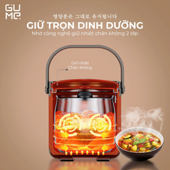 (Hàng nhập khẩu) Nồi Ủ Đa Năng Gume Korea GM-2086 Dung Tích 6.3L
