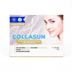 (Hàng chính hãng) Gói Uống Collasun Hỗ Trợ Làm Đẹp Da, Tăng Độ Đàn Hồi, Giảm Sạm Da - Hộp 30 Gói