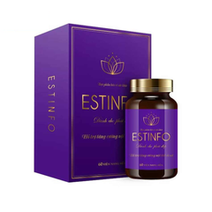 (Hàng chính hãng) Viên Uống ESTINFO Hỗ Trợ Nội Tiết Tố Nữ 60 Viên - Cân Bằng Nội Tiết, Hỗ Trợ Giảm Bốc Hỏa, Khô Hạn, Đẹp Da