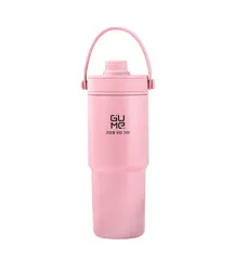 (Hàng nhập khẩu) Cốc giữ nhiệt inox 316 phủ gốm Gume GM-F3301 màu hồng 735ml