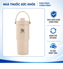 (Hàng nhập khẩu) Cốc giữ nhiệt inox 316 phủ gốm Gume GM-F3301 màu be 735ml