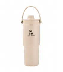 (Hàng nhập khẩu) Cốc giữ nhiệt inox 316 phủ gốm Gume GM-F3301 màu be 735ml