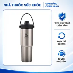 (Hàng nhập khẩu) Cốc giữ nhiệt inox 316 phủ gốm Gume GM-F3301 màu bạc 735ml