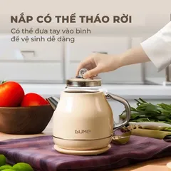 (Hàng nhập khẩu) Ấm đun nước siêu tốc Gume Korea GMEK-032 dung tích 1.8L màu be
