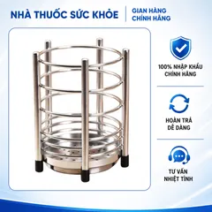 (Hàng nhập khẩu) Ống Để Đũa Inox 316 Gume GM-D2113S Chống Gỉ, Thoát Nước Nhanh