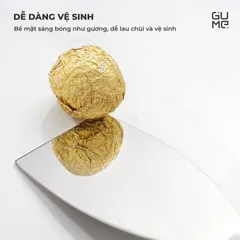 (Hàng nhập khẩu) Xẻng Lật Thức Ăn Inox 304 GUME GM-D2114 Đa Năng, Cán Dài Chống Nóng - Màu Bạc