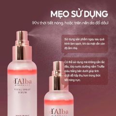 (Hàng nhập khẩu) Xịt Dưỡng Tinh Chất D'Alba White Truffle Vital Spray Serum 100ml - Cấp Ẩm Nhanh Chóng, Làm Dịu Da Nhạy Cảm